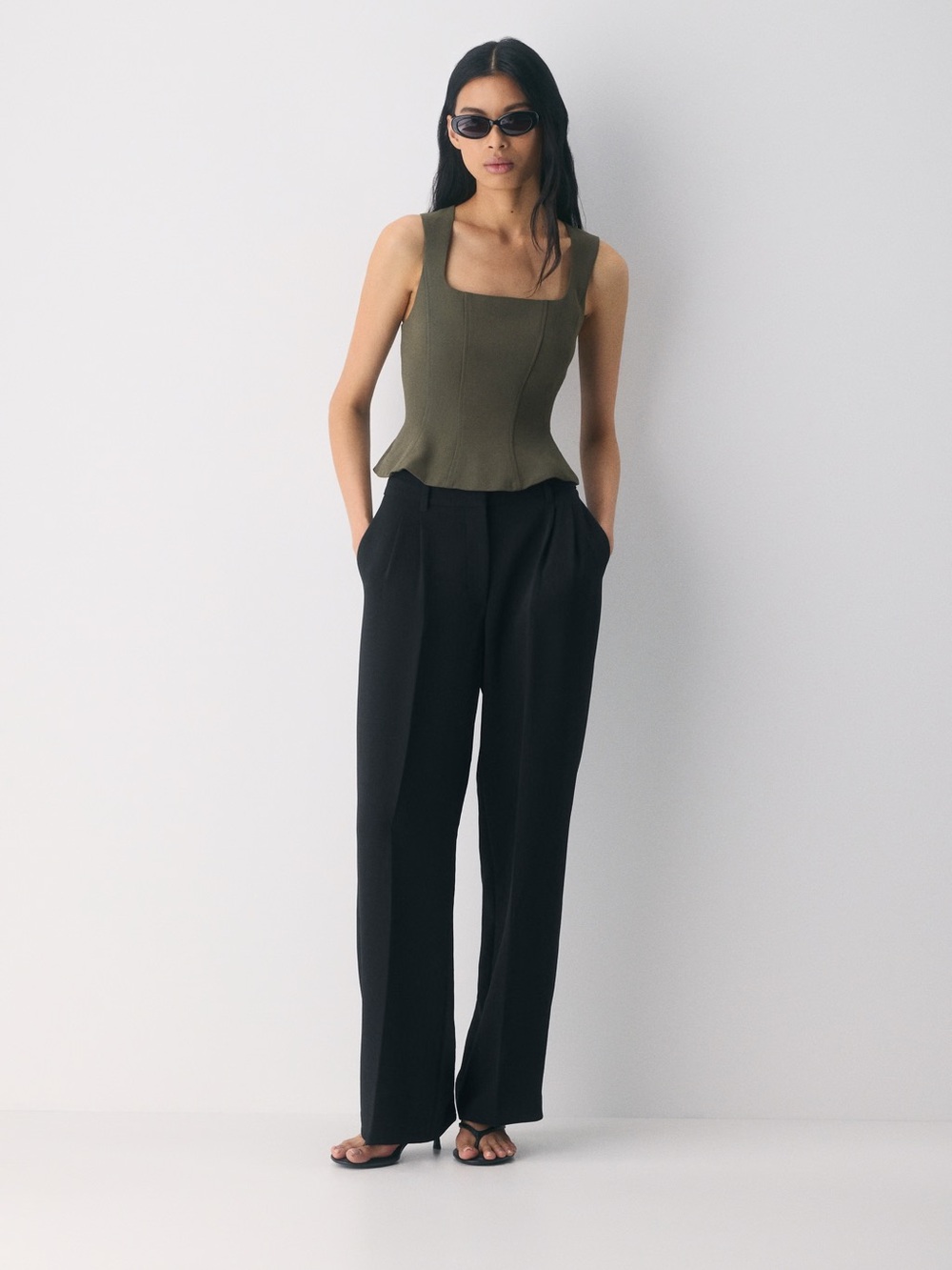 Aritzia Olive Rhodora Bustier - Crepette™